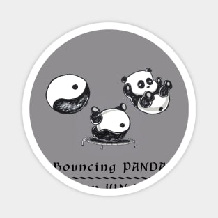 Yin Yang Panda Magnet